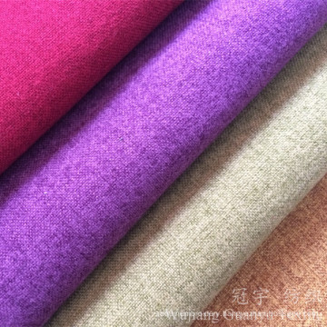 Linen Look Home Textile Sheep Fleece Fabric for Decoration